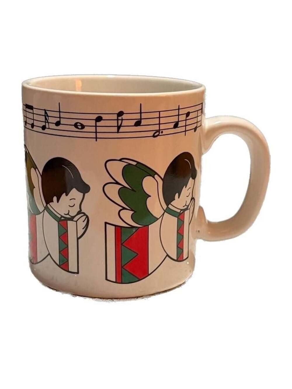 Vintage 1985 Telco Christmas Musical Angel Mug
